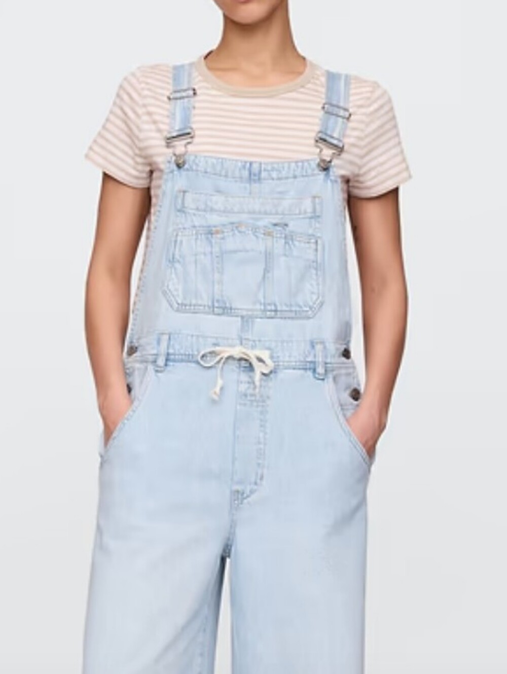 Gap UltraSoft Denim Baggy Overalls